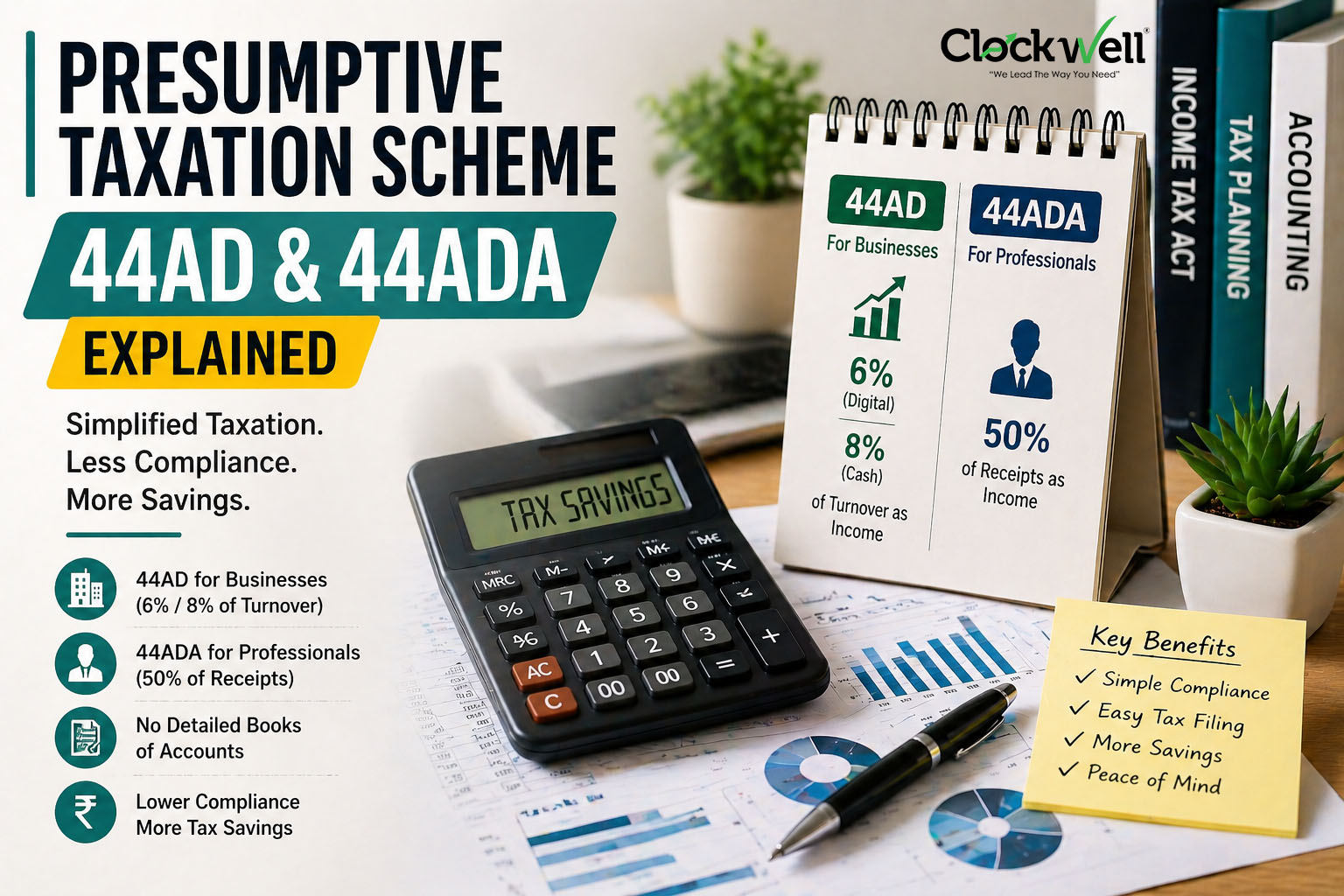 Presumptive Taxation Scheme (44AD & 44ADA) Explained – Complete Guide